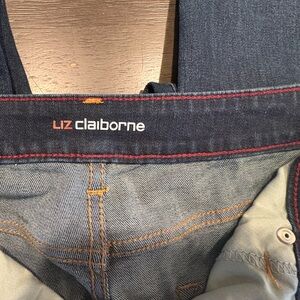 Liz Claiborne Dark Blue Ankle Jeans